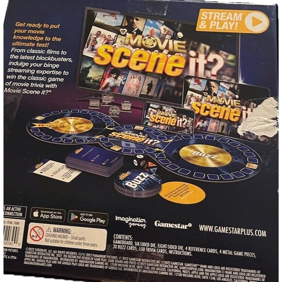 Movie Scene It? Now With Streaming Movie Clips 2022 Game Used 100% Complete - Picture 7 of 11